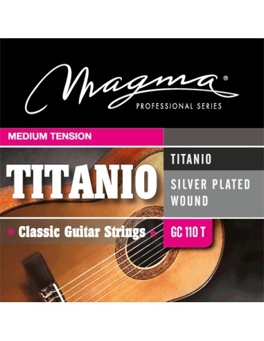 Cuerdas clásica Magma Titanio GC110T Medium Tension