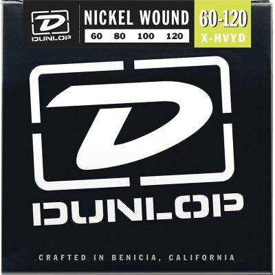 DUNLOP Juego de cuerdas Bajo Nickel Extra Heavy Drop 60-120