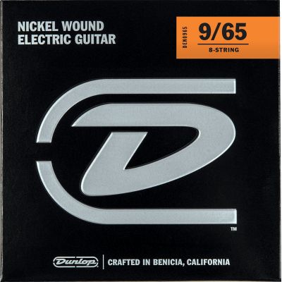 DUNLOP Juego de cuerdas Eléctrica Nickel 09-65 - 8 cuerdas