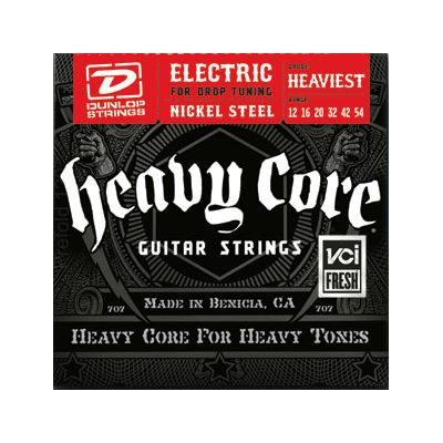 DUNLOP Juego de cuerdas Eléctrica Nickel Heavy Core 12-54
