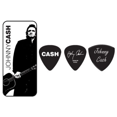 DUNLOP Caja de 6 púas Johnny Cash - Legend
