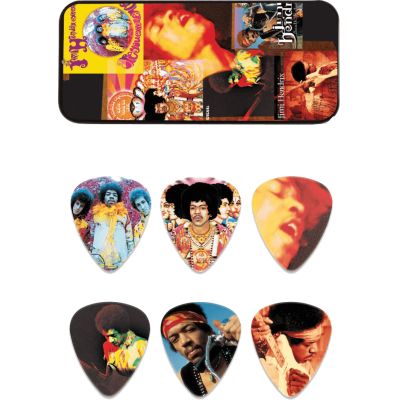DUNLOP Caja de 6 púas Jimi Hendrix - Montage