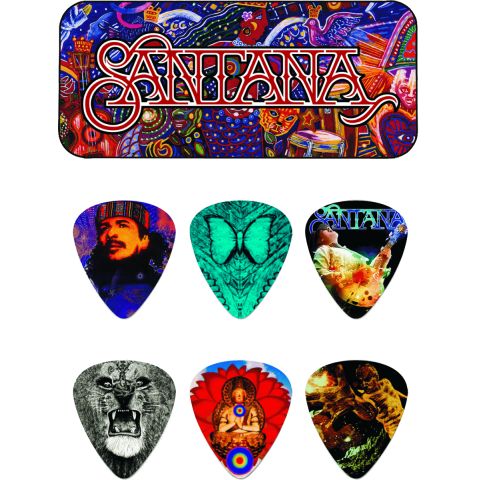 DUNLOP Caja de 6 púas Santana - Heavy