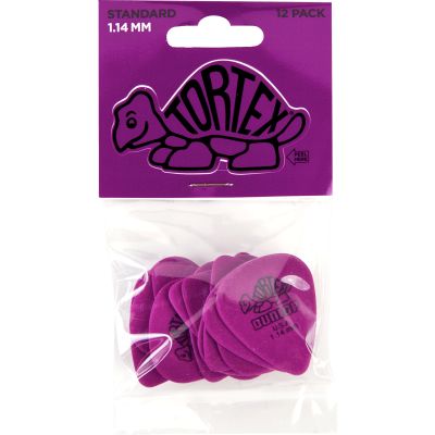 DUNLOP Pack de 12 Púas Tortex Standard 1,14mm
