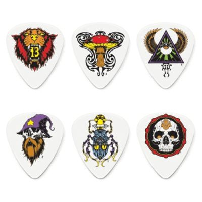 DUNLOP PLAYER'S PACK de 6 púas Alan Forbes Blackline 0,73mm