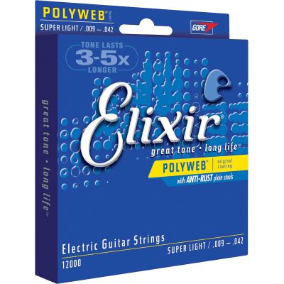 ELIXIR Juego de cuerdas Eléctrica Poliweb 09-42