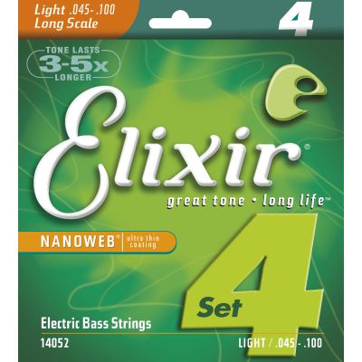 ELIXIR Juego de cuerdas Bajo Nanoweb 45-100