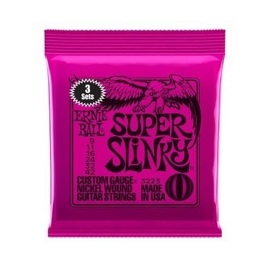 ERNIEBALL Pack 3 Juegos de cuerdas Super Slinky 09-42