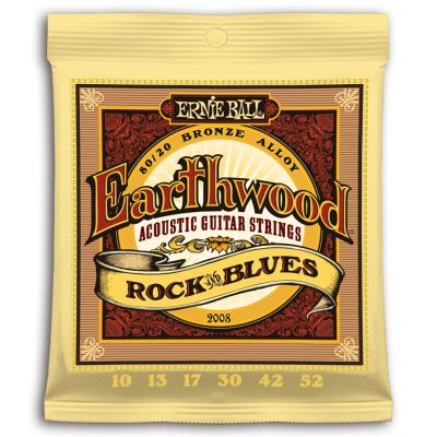 ERNIEBALL Juego de cuerdas Acústica Earthwood Bronze Rock & Blues 10-52