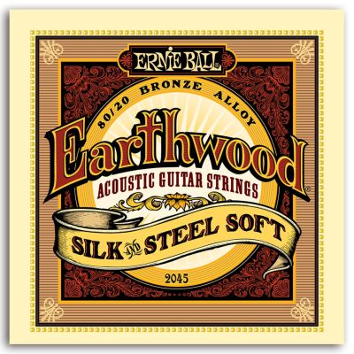 ERNIEBALL Juego de cuerdas Acústica Earthwood Bronze Silksteel Soft 11-52