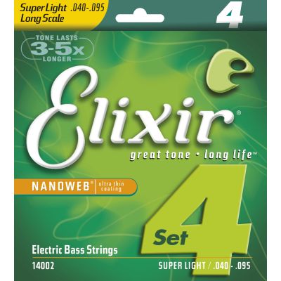 ELIXIR Juego de cuerdas Bajo Nanoweb 40-95 2