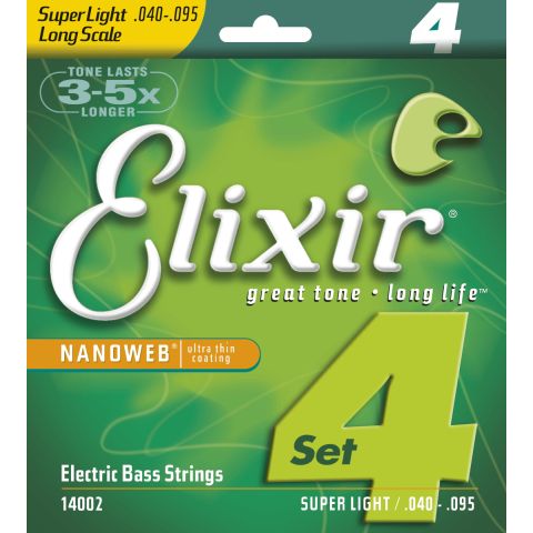 ELIXIR Juego de cuerdas Bajo Nanoweb...
