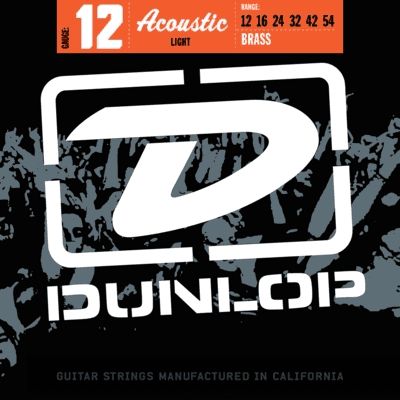 DUNLOP Juego de cuerdas Acústica Bronze 80/20 Light 12-54 2