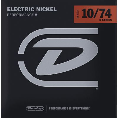 DUNLOP Juego de cuerdas Eléctrica Nickel 10-74 - 8 cuerdas 2