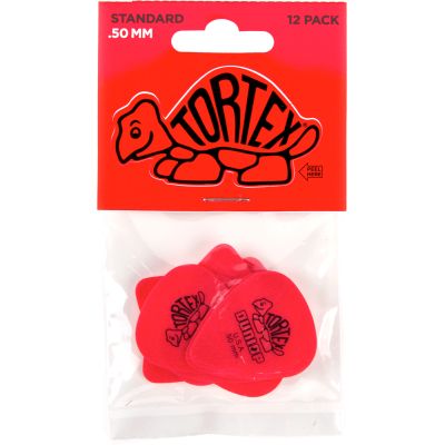 DUNLOP Pack de 12 Púas Tortex Standard 0,50mm 2