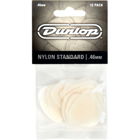 DUNLOP Pack de 12 Púas Nylon 0,46mm