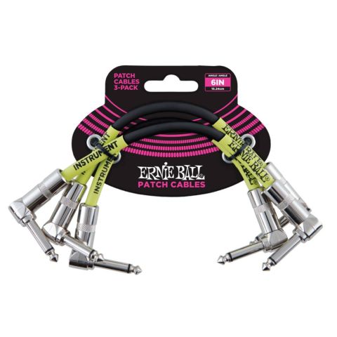 ERNIEBALL Pack de 3 Latiguillos...