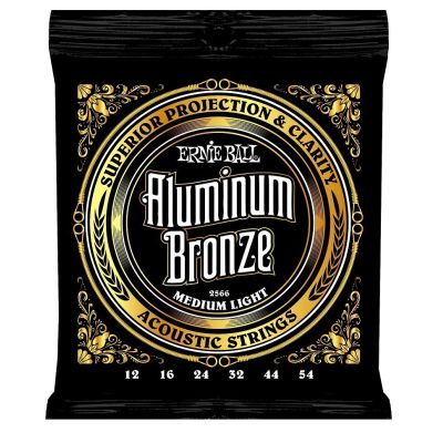 ERNIEBALL Juego de cuerdas Acústica Aluminum Bronze Medium Light 12-54 2