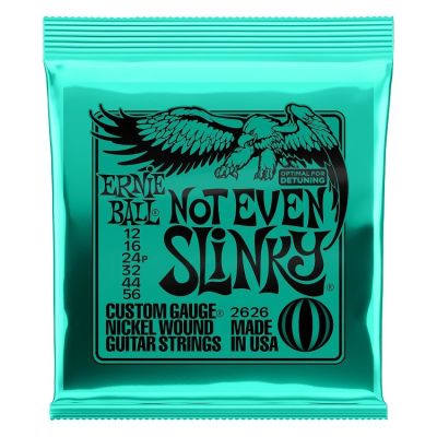 ERNIEBALL 2626 Juego de cuerdas Eléctrica Not Even Slinky 12-56 2