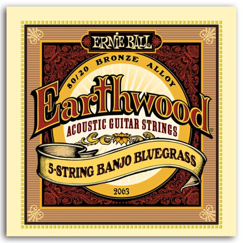 ERNIEBALL Juego de Banjo 5 Cuerdas...