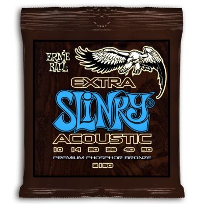 ERNIEBALL Juego de cuerdas Acústica Earthwood Phosphor Bronze Extra Light 10-50 2