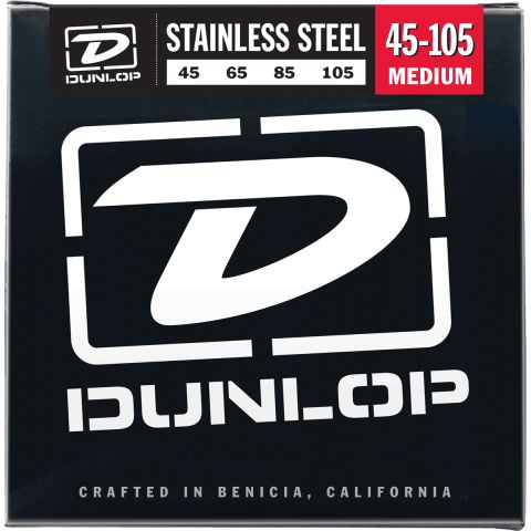DUNLOP Juego de cuerdas Bajo Acero...