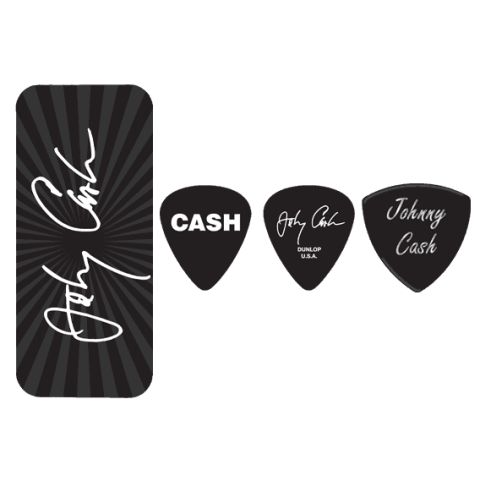 DUNLOP Caja de 6 púas Johnny Cash...
