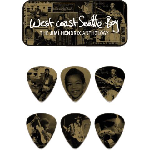 DUNLOP Caja de 6 púas Jimi Hendrix -...