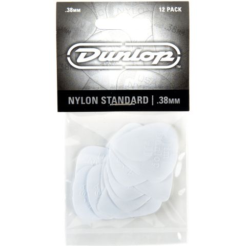 DUNLOP Pack de 12 Púas Nylon 0,38mm