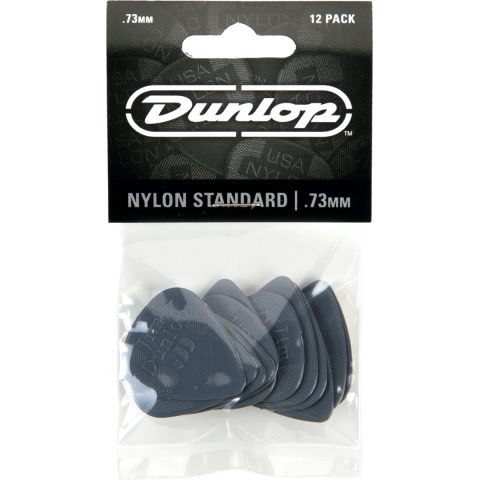 DUNLOP Pack de 12 Púas Nylon 0,73mm