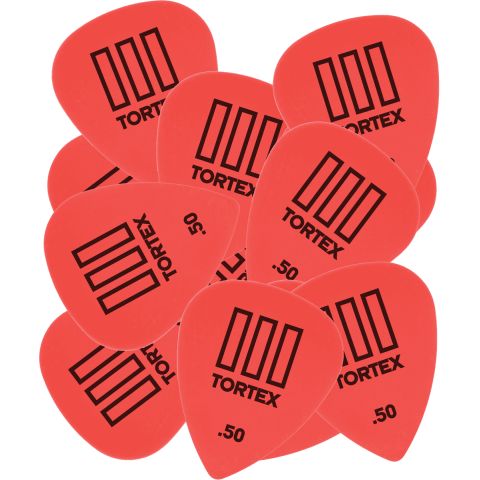 DUNLOP Pack de 12 Púas Tortex III 0,50mm