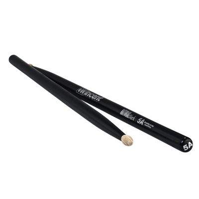 WINCENT STICKS 5ACB HICKORY-BLACK FINISH 2
