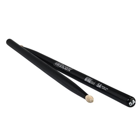 WINCENT STICKS 5ACB HICKORY-BLACK FINISH