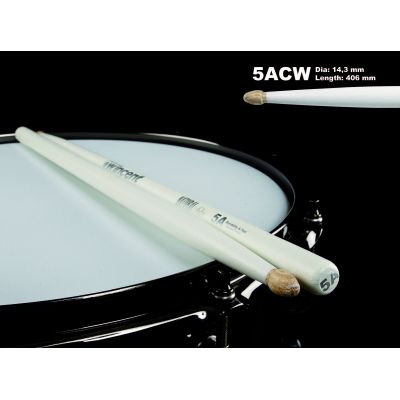 WINCENT STICKS 5ACW HICKORY-WHITE FINISH