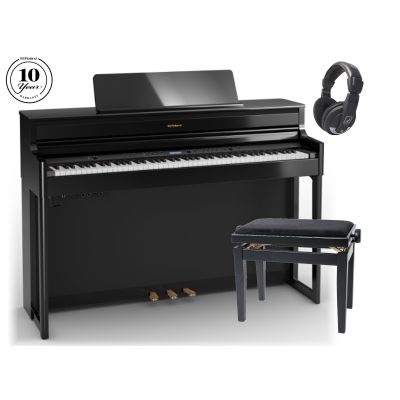 Roland HP-704 PE Negro Pulido