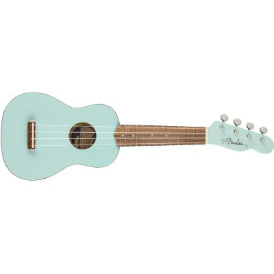 Ukelele Fender Venice Soprano, Walnut Fingerboard, Daphne Blue