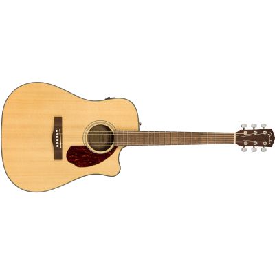 Fender CD-140SCE Dreadnought, Walnut Fingerboard, Natural w/case
