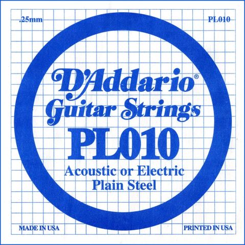 DADDARIO PL010 CUERDA SUELTA...