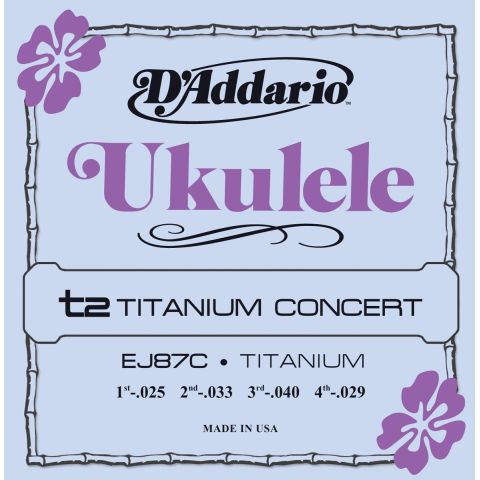 DADDARIO EJ87C TITANIUM CONCIERTO...