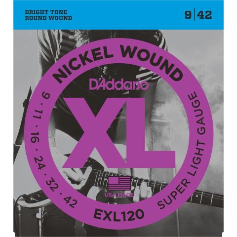 DADDARIO EXL120 - XL SUPER LIGHT...
