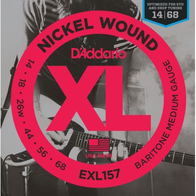DADDARIO EXL157 - XL GUITARRA BARITONO [14-68] JUEGO ELECTRICA