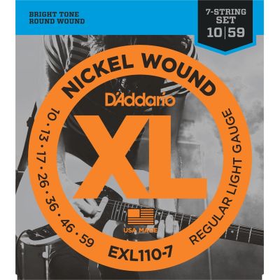 DADDARIO EXL1107 - XL REGULAR 7-STRING [10-56] JUEGO ELECTRICA