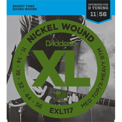DADDARIO EXL117 MEDIUM TOP / EXTRA...