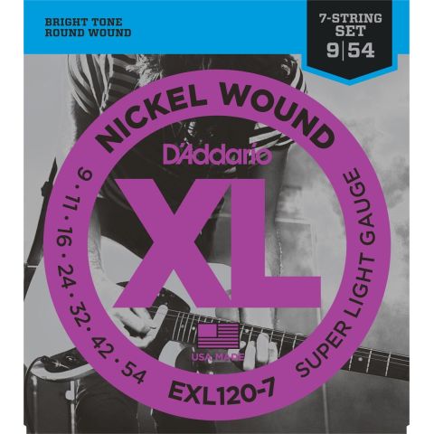 DADDARIO EXL1207 - XL SUPER LIGHT...