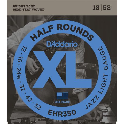 DADDARIO EHR350 HALF ROUNDS JAZZ...