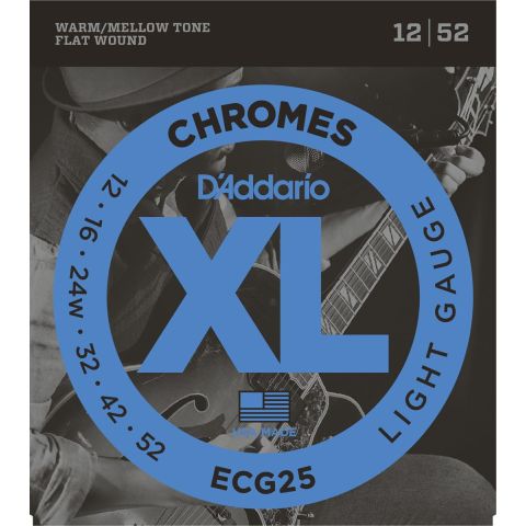 DADDARIO ECG25 - CHROMES LIGHT...
