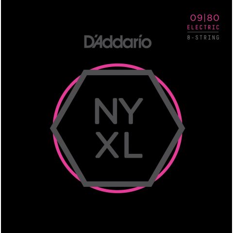 DADDARIO NYXL0980 8 CUERDAS [09-80]...