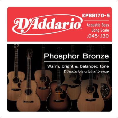 DADDARIO EPBB170-5 PHOSPHOR BRONZE 5-STRING LONG SCALE, [45-130] 2