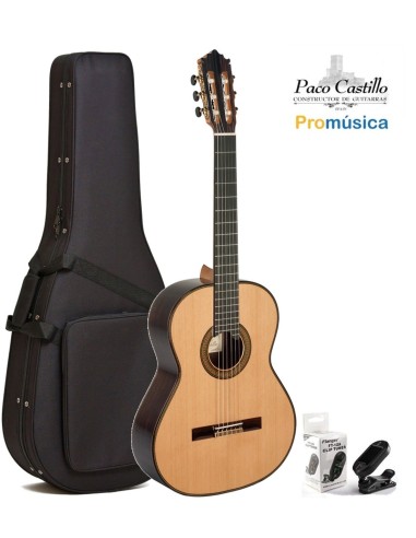 Pack guitarra clásica Paco Castillo 205.