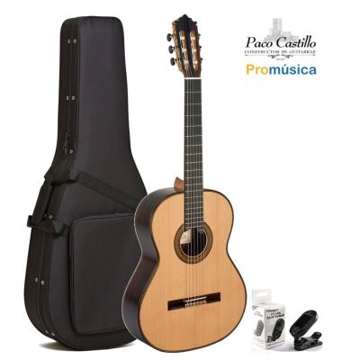 Pack guitarra clásica Paco Castillo 205.